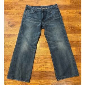 Paper Denim & Cloth Women's Phoenix Relaxed Full Leg Jeans Size 36 Premium Denim
